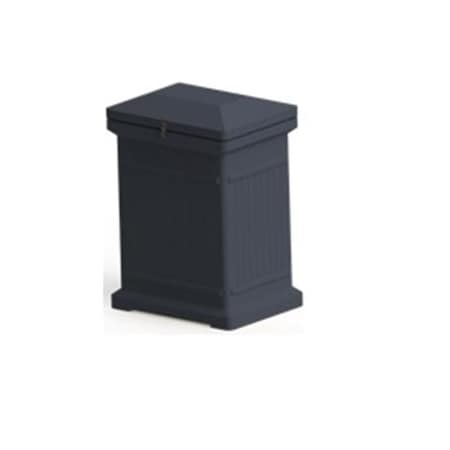 Rts Companies Us RTS Companies US 5502-00400A-79-81 Premium Vertical Architectural ParcelWirx Delivery Drop Box - Graphite 5502-00400A-79-81